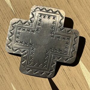 Silver Cross Pendant Artisan Piece